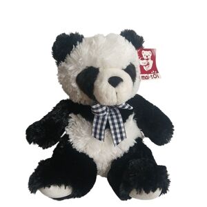 Mai-toi Los Angeles Panda Bear Plush Stuffed Animal Toy Soft Cuddly New